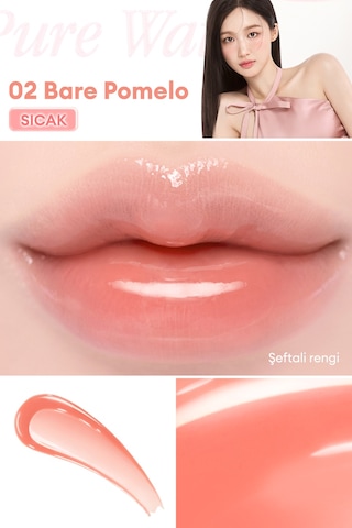 Dasique Pure Water Lip Gloss 02 Bare Pomelo