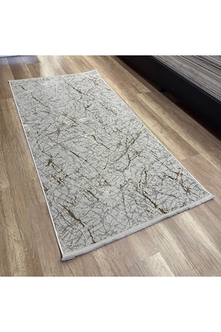 Hoom Rugs Ares 1139 Vizon Modern Düz Desen Pamuk Taban Halı Vizon