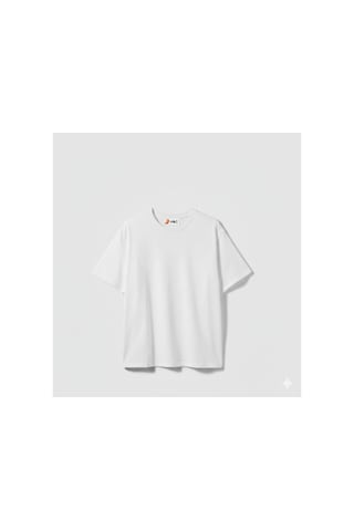 Hvç Kadın Oversize Geniş Kesim %100 Pamuk Yumuşak Dokulu Basic Bisiklet Yaka Siyah Tişört Beyaz