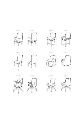 Lexroo Chair Slipcovers-one Sıze -ss9495os Çok Renkli