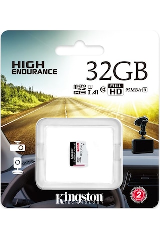 Kingston High Endurance SDCE/32GB 32 GB MicroSDHC Class 10 UHS-I Hafıza Kartı