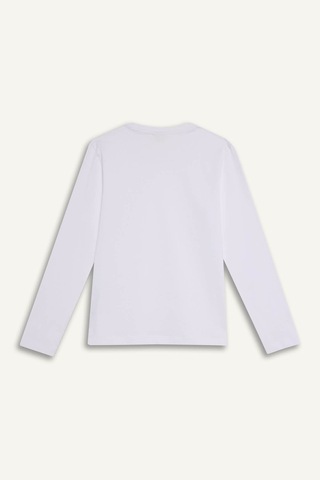Defacto 26y801001150 Beyaz Kız Çocuk Sweatshirt G0860a8/wt34