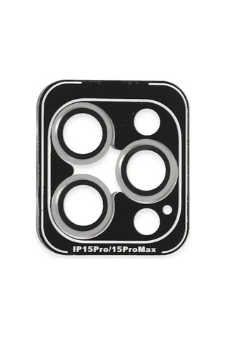 Joko Apple Uyumlu iPhone 15 Pro Max Pvd Metal Kamera Lens - Gümüş Diğer