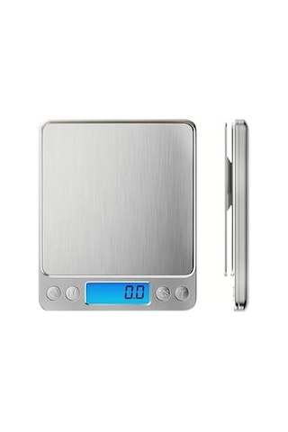 Usin 3kg/0.1gr A Kalite Çelik Hassas Elektronik Dijital Kuyumcu Eczane Aktar Mutfak Terazisi-tartısı Açık Bej