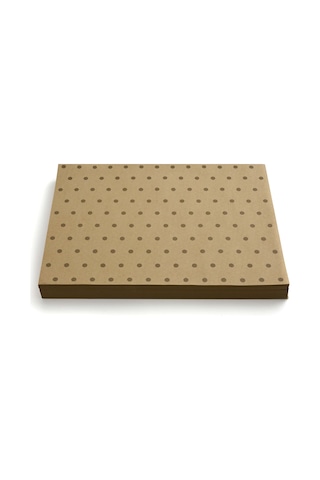 Puantiyeli Kraft Servis Kağıdı 34x24,5 Cm 500 Adet Kahverengi