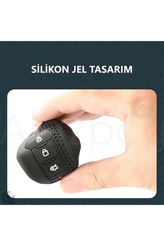 Ford Mondeo Kuga Focus Fiesta Puma Ranger Ecosport B Max C Max S Max Silikon Desenli Anahtar Kılıfı