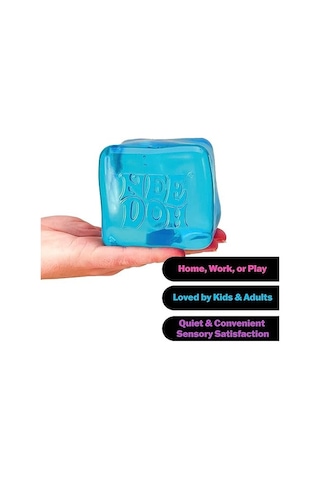 Schylling Needoh Nice Dağ - Dev Nice Cube Duyusal Sıkıştırma Oyuncağı - Super Solid Squish