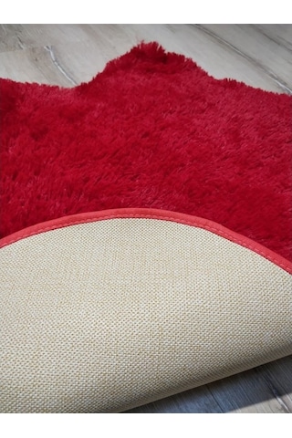 Yamalı Home Tavşan Tüyü Kırmızı Post Halı 60 x 200 Cm
