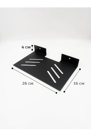 Metadec Tv Kutusu, Wifi Yönlendirici Ve Akıllı Hoparlör İçin Raf. 387392366 Siyah