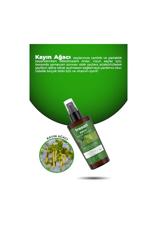 Kayın Ağacı Özlü Güçlendirici Ve Canlandırıcı Saç Toniği 125 Ml