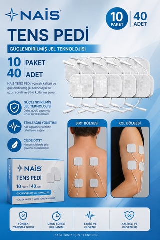 Premium Günlük Kullanım Yönetimi Klinik Ekipman Gold 5x5 Cm Tens Elektrod Pedi