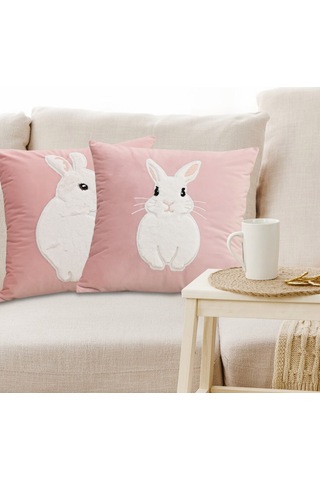 Küçük Taze Nakış,işlemeli Paskalya Elemanları, Oturma Odası Ve Yatak Odası İçin Yeni Yastıklar, Paskalya Dekorasyonu, Paskalya Yastık Kılıfları, 17,7 17,7 İnç, 1 Adet Diğer