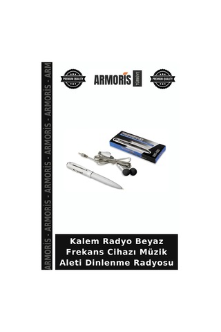 Kalem Radyo Beyaz Frekans Cihazı Müzik Aleti Dinlenme Radyosu