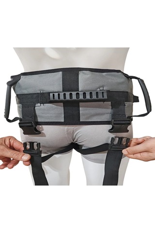 Ozclife Bacak Arası Destekli Hasta Bağlama Taşıma Kemeri - Gri