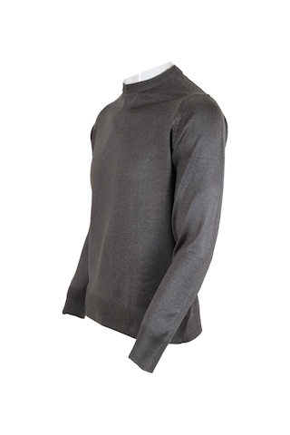 Erkek Kazak Klasik Normal Kesim Yünlü Rar00499 Gri