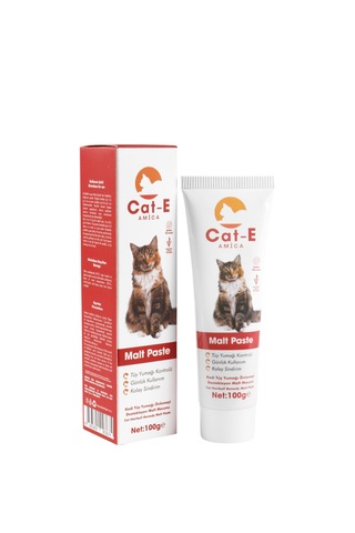 Amica Cat-e Malt Paste Tüy Yumağı Önlemeyi Destekleyen Malt Macunu
