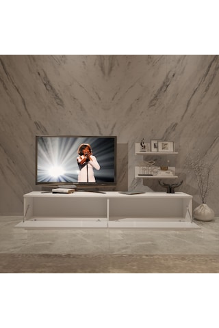 Decoraktiv Eko 4b Mdf Std Tv Ünitesi Tv Sehpası Beyaz