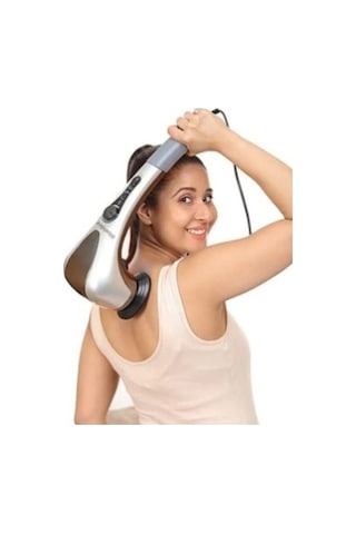 Pazly Vücut Üst Tam Sırt Titreşimli Omuz Masaj Aleti - Elektrikli Çift Çekiç Boyun Bacak Ayak 2251 Çok Renkli Çok Renkli