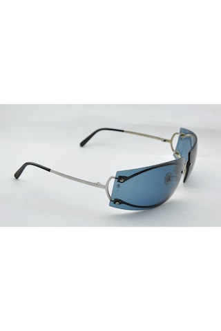 Cartier F Os Nc Blue Sılver Mavi Gümüş Çerçevesiz Unısex Güneş Gözlüğü