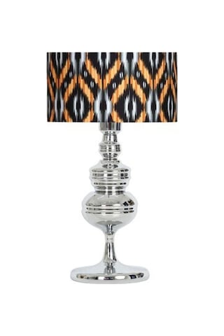 Vinner Munch Krom Kaplama Metal Abajur - Etnic Desenli-55159 Renkli