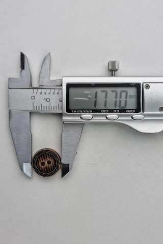 Orta Boy Ahşap Görünümlü Eskitme Kaban Çeket Hırka Yelek Düğmesi 5 Adet