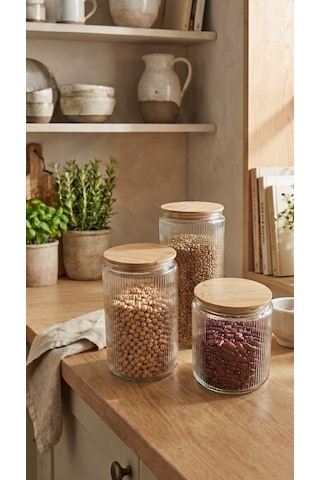 3 Lü Bambu Vakum Kapaklı Cam Saklama Kabı Seti 1000 Ml 1500 Ml 2000 Ml Fitilli Cam Kavanoz Çok Renkli 3 Lü Bambu Vakum Kapaklı Cam Saklama Kabı Seti 1000 Ml 1500 Ml 2000 Ml Fitilli Cam Kavanoz Çok Renkli