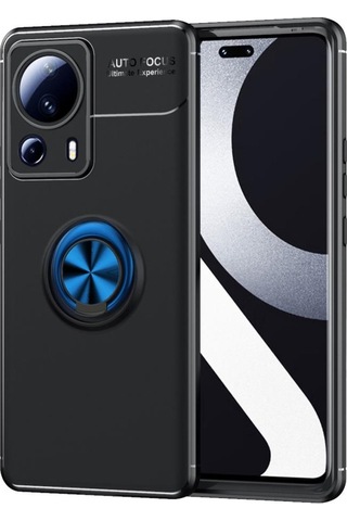 Xiaomi Mi 13 Lite Kılıf Yüzüklü Magnetli Ravel Case Kapak