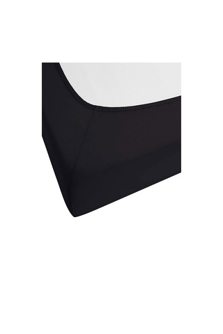 2 Adet Düz Pamuklu Tek Kişilik 80 X 200 X 30 Cm Lastikli Penye Çarşaf Siyah