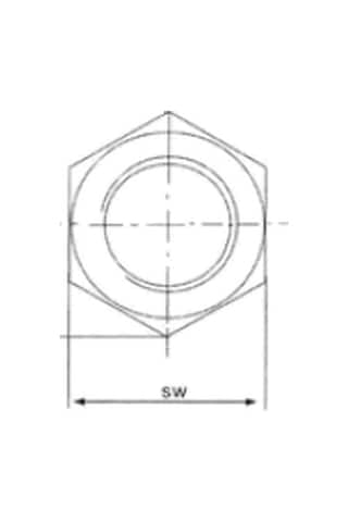 M33 Metrik Çelik Somun 2 Adet