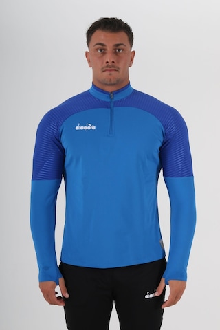 Diadora Premium Antrenman Eşofmanı Tek Üst Sax Saks Mavi