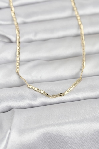 Mey Najmaddin Cm 14k Gold Renk Gemici Zincir Model 60 Cm Kadın Kolye Najmaddin Altın