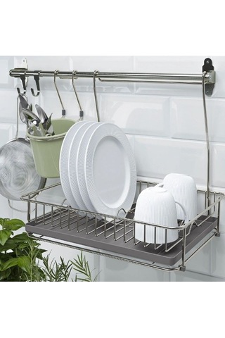 Ikea Hultarp Mutfak Ve Banyo Askısı 60 X 1,6 Cm Krom