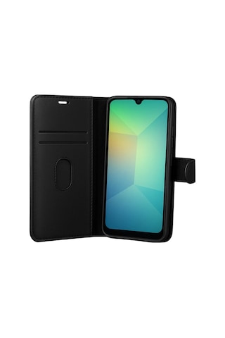 Uray Store Samsung Galaxy Uyumlu A17 5g Trend S Plus Kapaklı Kılıf - Siyah