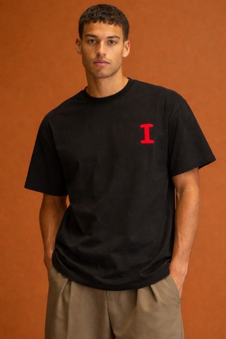 Cool Tarz Erkek Oversize Tişört "love Is Everywhere" Baskılı Basic Pamuklu T-shirt Siyah Siyah
