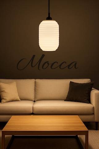 Dekoratif Avize Mocca Serisi Ev Ofis Veranda Mutfak Çap 20 Cm Çok Renkli