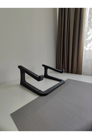Laptop Standı Macbook Uyumlu  Stant Plastik Siyah