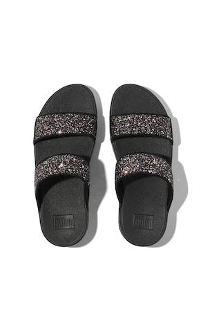 Roncato C55 Black Multi Terlik Kadın Diğer Je5-c33/c55 Fitflop Lulu Multi-tonal Glitter Slides Siyah