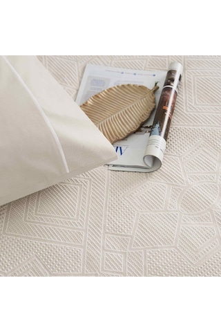 Taç Jakar Anette Tek Kişilik Pike Takımı Bej 000000001000047207