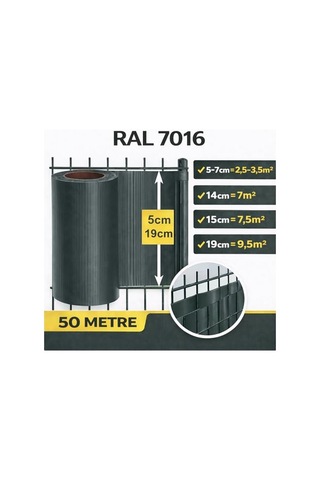 50 Metre 19cm, Antrasit