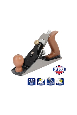 Workpro Wp252001 230mm Ahşap Saplı Profesyonel Marangoz Ahşap Rendesi