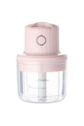 Kosona Ev İçin Büyük Pembe Elektrikli Sarımsak Kesici - Kablosuz 3 Bıçaklı Blender, Biber Ve Sarımsak Ezici Diğer