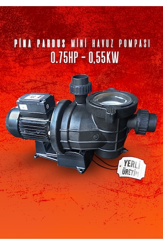 Pina Pardus Mini Havuz Pompası 75m 0,55kw - 0,75hp 50mm 220v Ön