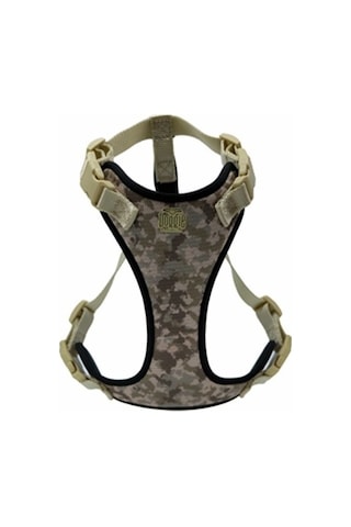 Doggie Havalı Dokuma Göğüs Tasması Kamuflaj XL 2.5 x 65-75 CM Kamuflaj