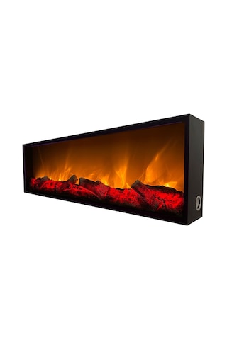 Esha Home Elektrikli Yapay Dekoratif Şömine Kumandalı 120x30 Cm
