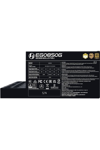 Lian Li Edge850 Siyah 850w 80+ Gold Atx Power Supply Akak92llı0014