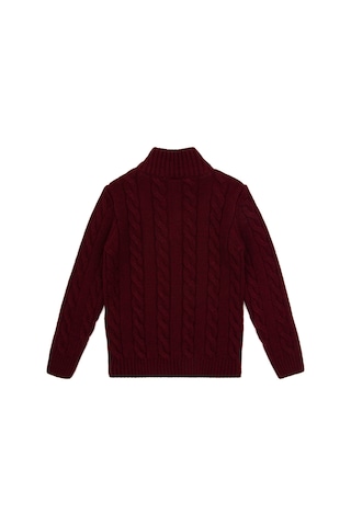 U.S. Polo Assn. Erkek Çocuk Bordo Kazak /triko 50315628-vr014
