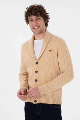 U.s. Polo Assn. Erkek Kum Hırka Triko 50297061-vr085 Kum