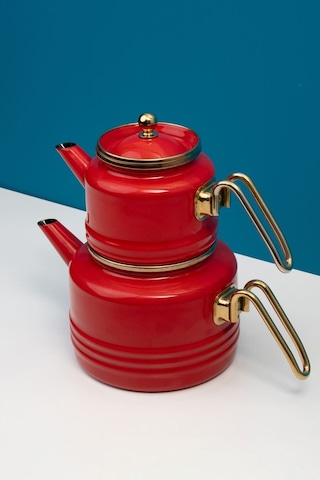 Miss Betty Linea 2.65 L Emaye Çaydanlık