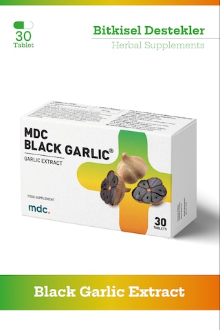 Mdc Black Garlic Siyah Sarımsak Ekstresi Takviye Edici Gıda 30 Tablet