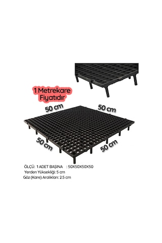 Güvercin Kümes Taban Izgarası 1 M2 4 Adet Tavuk Taban